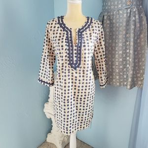 Boden polka dot pattern shift dress C49